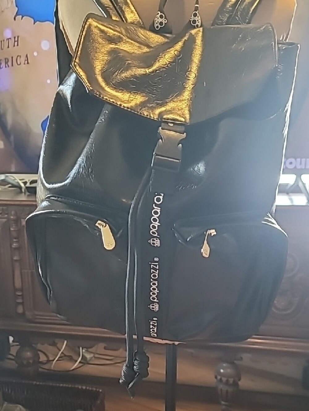 Black Paparazzi Accessory Backpack - Picture 10 of 11